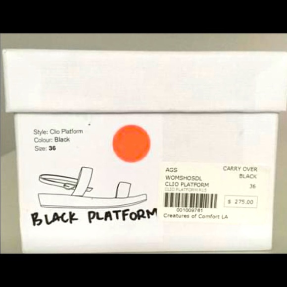 BNIB Ancient Greek Clio Platform Sandals - Picture 4 of 4